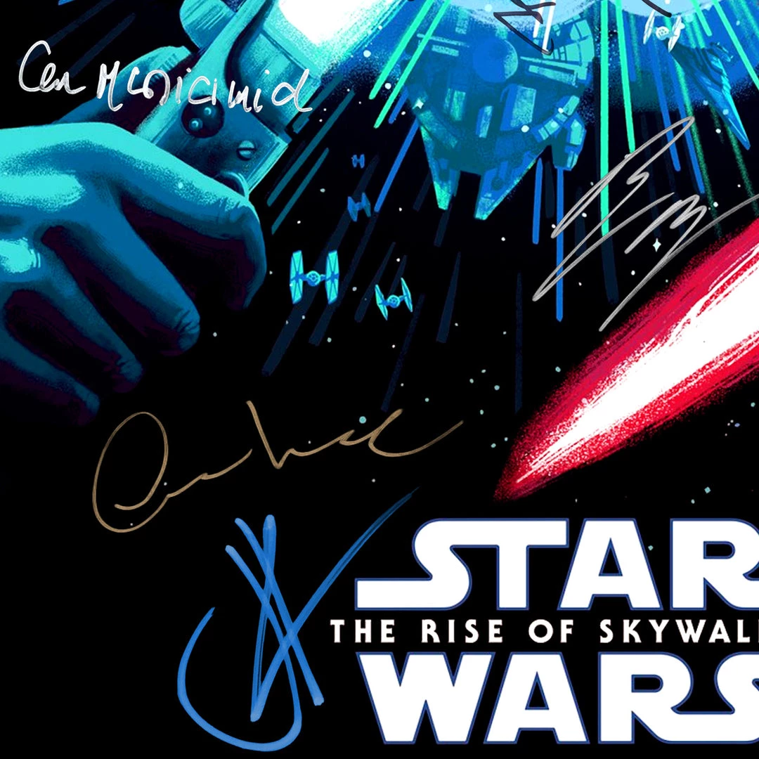 RARE-T Star Wars The Rise Of Skywalker Script Limited Signature Edition Studio Licensed Custom Frame 7 RARE-T Star Wars The Rise Of Skywalker Script Limited Signature Edition Studio Licensed Custom Frame