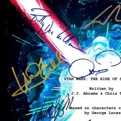 RARE-T Star Wars The Rise Of Skywalker Script Limited Signature Edition Studio Licensed Custom Frame 17 RARE-T Star Wars The Rise Of Skywalker Script Limited Signature Edition Studio Licensed Custom Frame