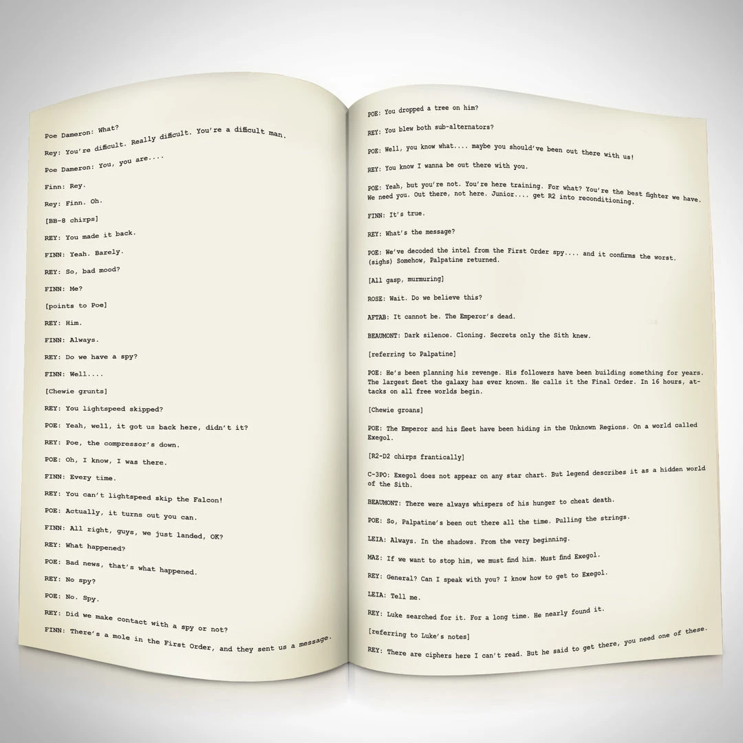 RARE-T Star Wars The Rise Of Skywalker Script Limited Signature Edition Studio Licensed Custom Frame 9 RARE-T Star Wars The Rise Of Skywalker Script Limited Signature Edition Studio Licensed Custom Frame