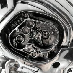 RARE-T Terminator- T-800 Endoskeleton Life-size Skull Head With Electronic Red Light Up Eyes Museum Display Collectible Statues