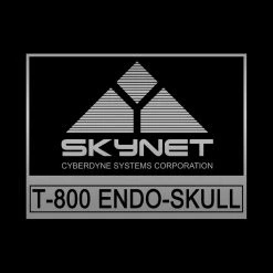 RARE-T Terminator- T-800 Endoskeleton Life-size Skull Head With Electronic Red Light Up Eyes Museum Display Collectible Statues