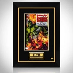 APW Signed Memorabilia Tales To Astonish- Hulk, Wasp & Hank Pym Hand-Signed Comic Book By Stan Lee Custom Frame