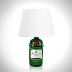RARE-T Tanqueray Liquor Bottle Lamp Hand-Made In Quebec Canada