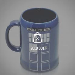 MIMI Doctor Who-Tardis Blue Ceramic Stein Mug Barware & Signs