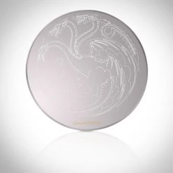 KATALYST Game Of Thrones - Targaryen Dragon HBO Licensed Round Etched Mirror (Small) Barware & Signs