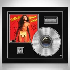 Rare-T Limited Edition Frames Ted Nugent Scream Dream Limited Signature Edition Studio Licensed Platinum LP Custom Frame