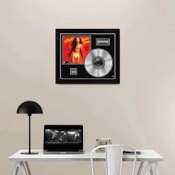 Rare-T Limited Edition Frames Ted Nugent Scream Dream Limited Signature Edition Studio Licensed Platinum LP Custom Frame