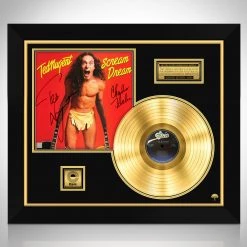 Rare-T Limited Edition Frames Ted Nugent Scream Dream Limited Signature Edition Studio Licensed Gold LP Custom Frame