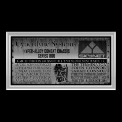 RARE-T Terminator 2 Judgement Day Mini Poster Limited Signature Edition Studio Licensed Custom Frame