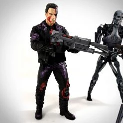 Grosnor Robocop Vs Terminator- Set Of 2 Limited Edition Articulated Statues Ready To Ship! 48 Hour Shipping!