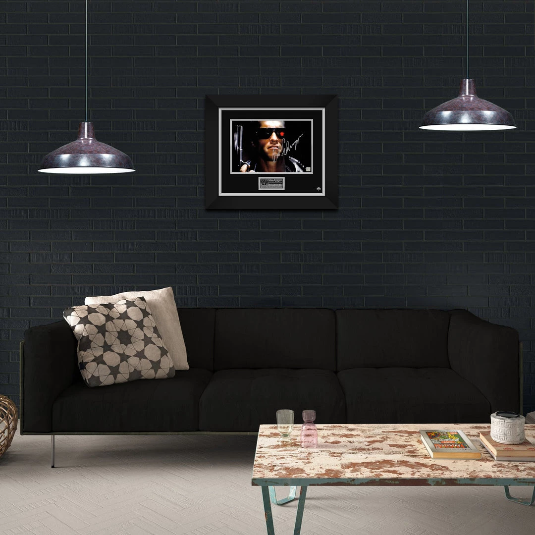 RARE-T The Terminator Photo Frame Arnold Holding Gun Upwards Limited Signature Edition Licensed Custom Frame Limited Edition Frames 3 RARE-T The Terminator Photo Frame Arnold Holding Gun Upwards Limited Signature Edition Licensed Custom Frame Limited Edition Frames