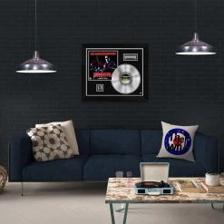 RARE-T Terminator 2 Judgement Day Soundtrack Limited Signature Edition Platinum LP Custom Frame Limited Edition Frames
