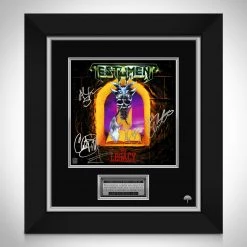 RARE-T Limited Edition Frames Testament - The Legacy Limited Signature Edition Studio Licensed LP Cover Custom Frame