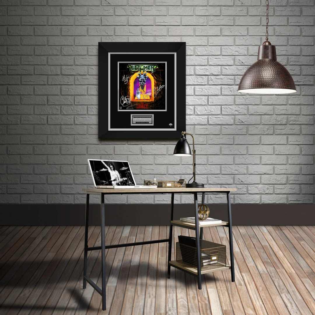 RARE-T Limited Edition Frames Testament - The Legacy Limited Signature Edition Studio Licensed LP Cover Custom Frame 2 RARE-T Limited Edition Frames Testament - The Legacy Limited Signature Edition Studio Licensed LP Cover Custom Frame