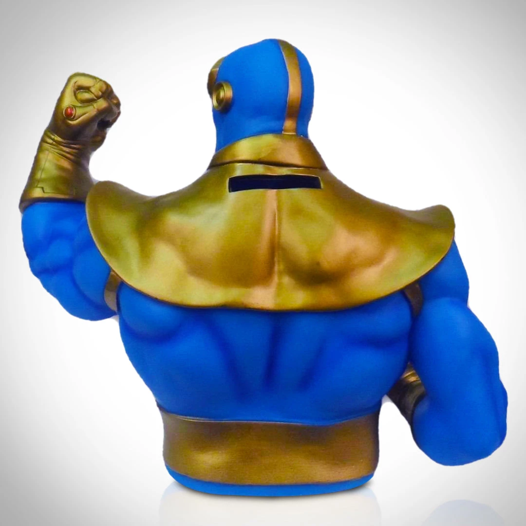 Grosnor Thanos With Raised Fist Baring The Infinity Gauntlet Premium Limited Edition Bust Bank Statue Collectible Statues 2 Grosnor Thanos With Raised Fist Baring The Infinity Gauntlet Premium Limited Edition Bust Bank Statue Collectible Statues