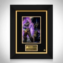 RARE-T Thanos Infinity War Photo Josh Brolin & Stan Lee Limited Signature Edition Studio Licensed Custom Frame