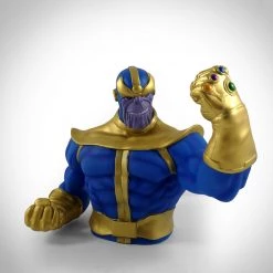 Grosnor Thanos With Raised Fist Baring The Infinity Gauntlet Premium Limited Edition Bust Bank Statue Collectible Statues