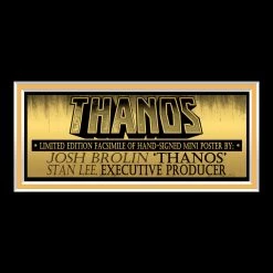 RARE-T Thanos Infinity Gauntlet Photo Limited Signature Edition Studio Licensed Custom Frame Limited Edition Frames