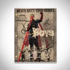 RARE-T The Boys Script Limited Signature Edition Studio Licensed Custom Frame Limited Edition Frames