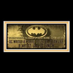 RARE-T Batman Dark Knight #1 Limited Signature Edition Comic Book Cover Art Custom Frame