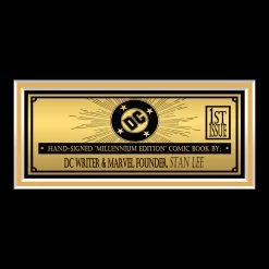 APW Dc Comics Millennium Edition: Flash Comics (2000) #1- Hand-Signed By Stan Lee Custom Frame Signed Memorabilia