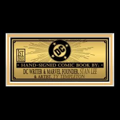 APW Signed Memorabilia The Flash-Tale From The Silver Age #1 Hand-Signed Comic Book By Ty Templeton & Stan Lee Custom Frame