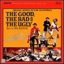 RARE-T Limited Edition Frames The Good, The Bad And The Ugly Limited Signature Edition Studio Licensed Gold LP Custom Frame