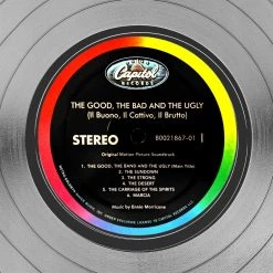 RARE-T The Good, The Bad And The Ugly Limited Signature Edition Studio Licensed Platinum LP Custom Frame Limited Edition Frames