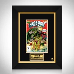 APW Signed Memorabilia Impossible Man 'Summer Vacation Spectacular #1' Hand-Signed Comic Book By Stan Lee Custom Frame