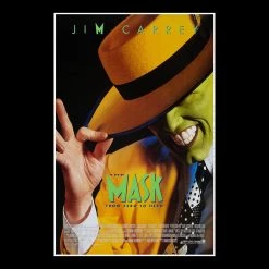 RARE-T The Mask Script Limited Signature Edition Studio Licensed Custom Frame