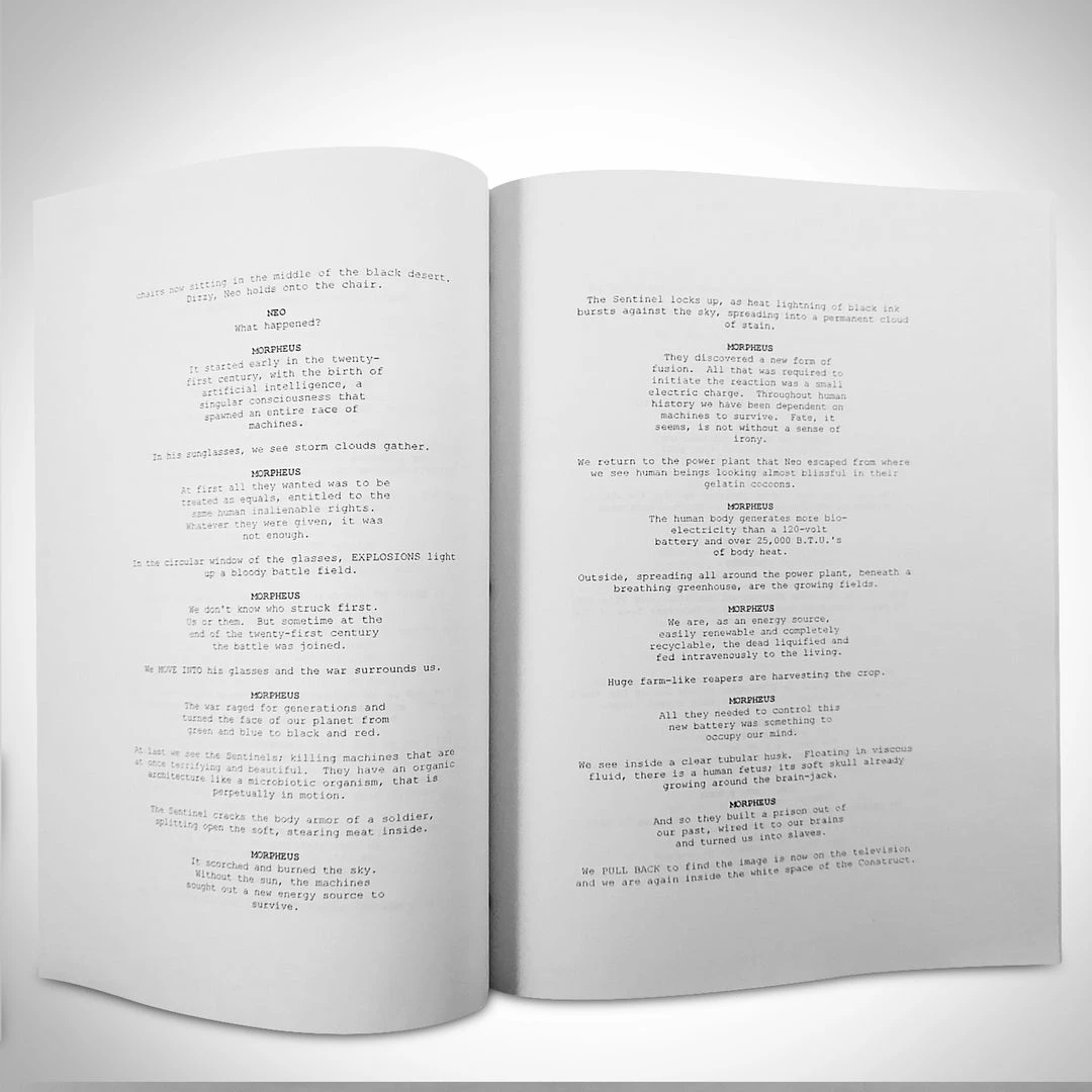 RARE-T Limited Edition Frames The Matrix Movie Script Limited Signature Edition Studio Licensed Custom Frame 3 RARE-T Limited Edition Frames The Matrix Movie Script Limited Signature Edition Studio Licensed Custom Frame