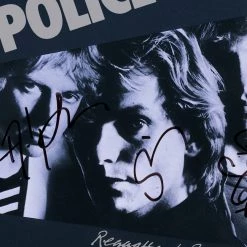 Rare-T Limited Edition Frames The Police Reggatta De Blanc Limited Signature Edition Studio Licensed Gold LP Custom Frame
