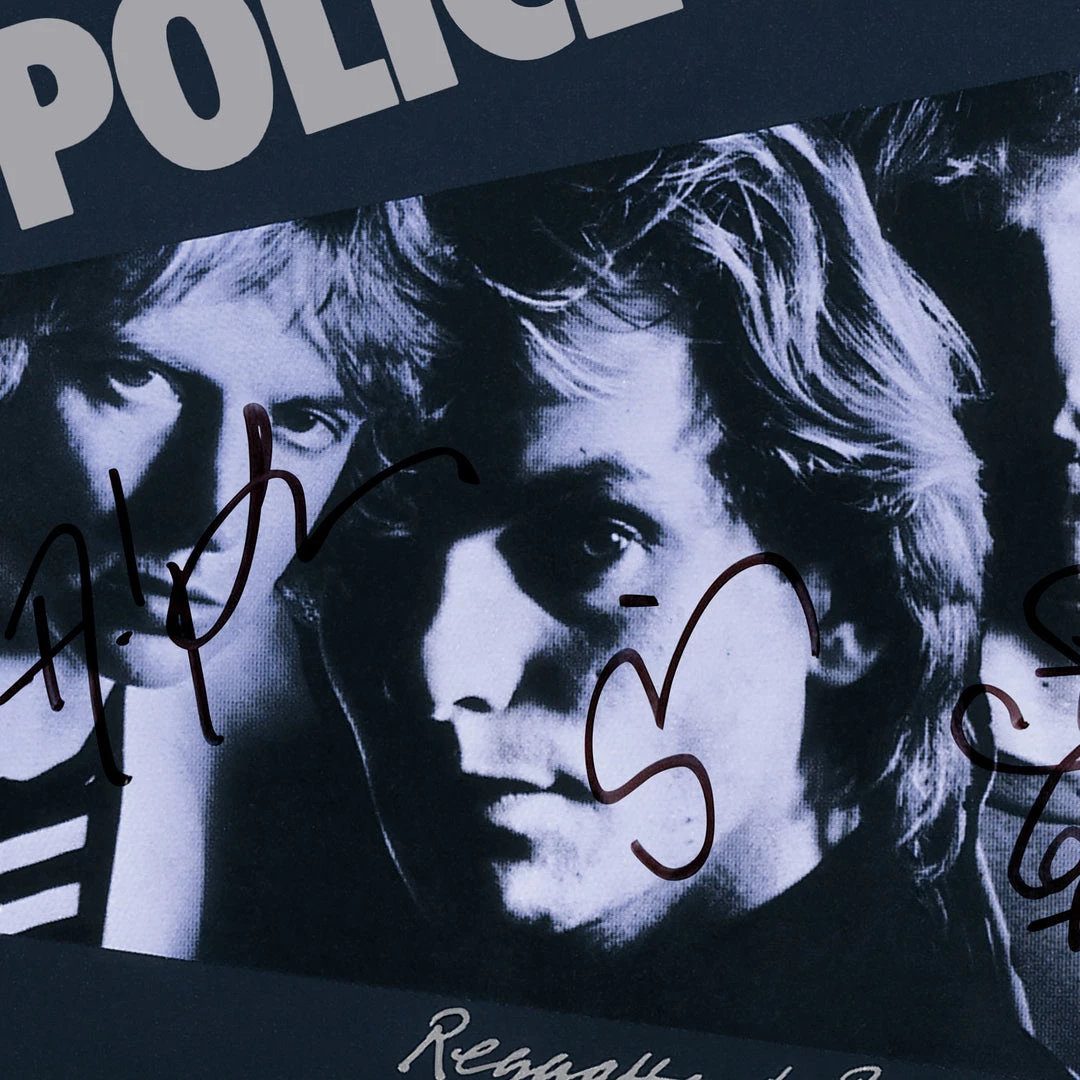 Rare-T Limited Edition Frames The Police Reggatta De Blanc Limited Signature Edition Studio Licensed Gold LP Custom Frame 2 Rare-T Limited Edition Frames The Police Reggatta De Blanc Limited Signature Edition Studio Licensed Gold LP Custom Frame
