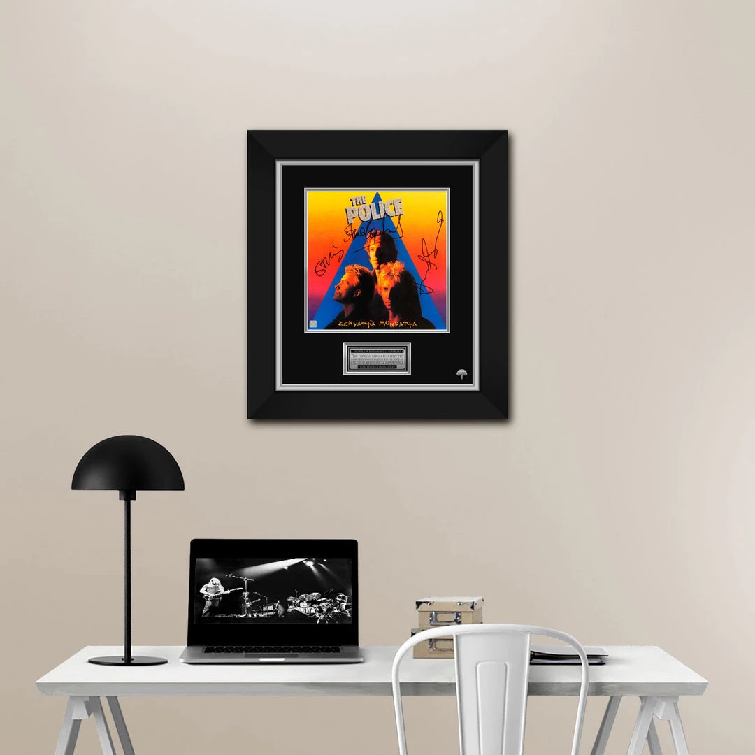 RARE-T The Police Zenyatta Mondatta Limited Signature Edition Studio Licensed LP Cover Custom Frame Limited Edition Frames 3 RARE-T The Police Zenyatta Mondatta Limited Signature Edition Studio Licensed LP Cover Custom Frame Limited Edition Frames