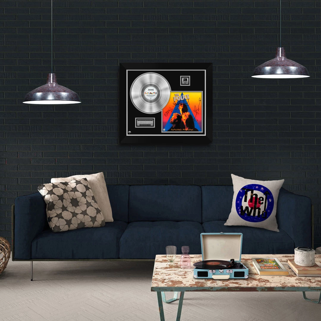 Rare-T The Police Zenyatta Mondatta Limited Signature Edition Studio Licensed Platinum LP Custom Frame Limited Edition Frames 2 Rare-T The Police Zenyatta Mondatta Limited Signature Edition Studio Licensed Platinum LP Custom Frame Limited Edition Frames