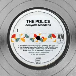 Rare-T The Police Zenyatta Mondatta Limited Signature Edition Studio Licensed Platinum LP Custom Frame Limited Edition Frames 14 Rare-T The Police Zenyatta Mondatta Limited Signature Edition Studio Licensed Platinum LP Custom Frame Limited Edition Frames