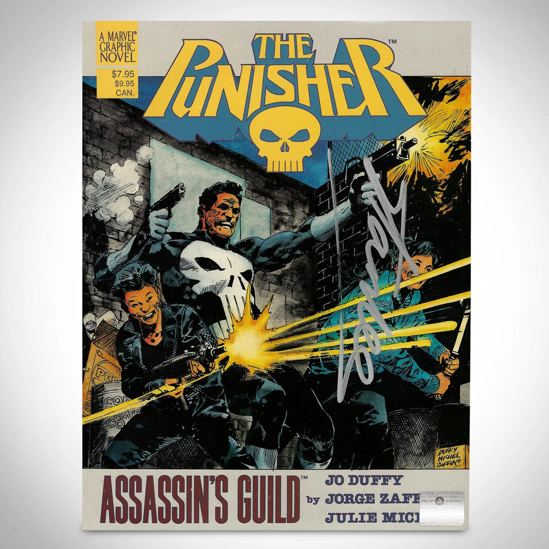 RARE-T Marvel Graphic Novel: The Punisher, Assassin'S Guild (1988) Hand-Signed By Stan Lee Custom Frame 2 RARE-T Marvel Graphic Novel: The Punisher, Assassin'S Guild (1988) Hand-Signed By Stan Lee Custom Frame