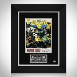 RARE-T Marvel Graphic Novel: The Punisher, Assassin'S Guild (1988) Hand-Signed By Stan Lee Custom Frame