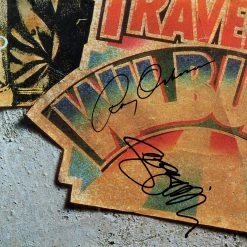 Rare-T The Traveling Wilburys Volume 1 Limited Signature Edition Studio Licensed Gold LP Custom Frame Limited Edition Frames