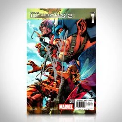 APW Marvel - The Ultimates 2 (2005) #1Hand-Signed Comic Book By Stan Lee Custom Frame Signed Memorabilia