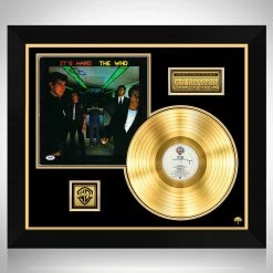 PPC The Who - It's Hard PSA Certified Hand-Signed LP By Pete Townshend Custom Frame