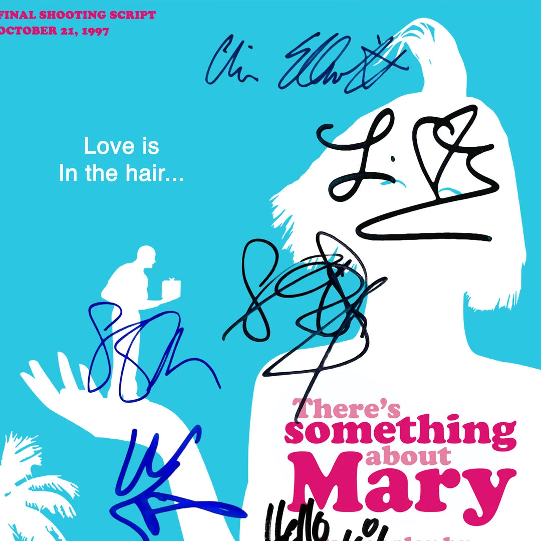 RARE-T There's Something About Mary Script Limited Signature Edition Studio Licensed Custom Frame Limited Edition Frames 7 RARE-T There's Something About Mary Script Limited Signature Edition Studio Licensed Custom Frame Limited Edition Frames