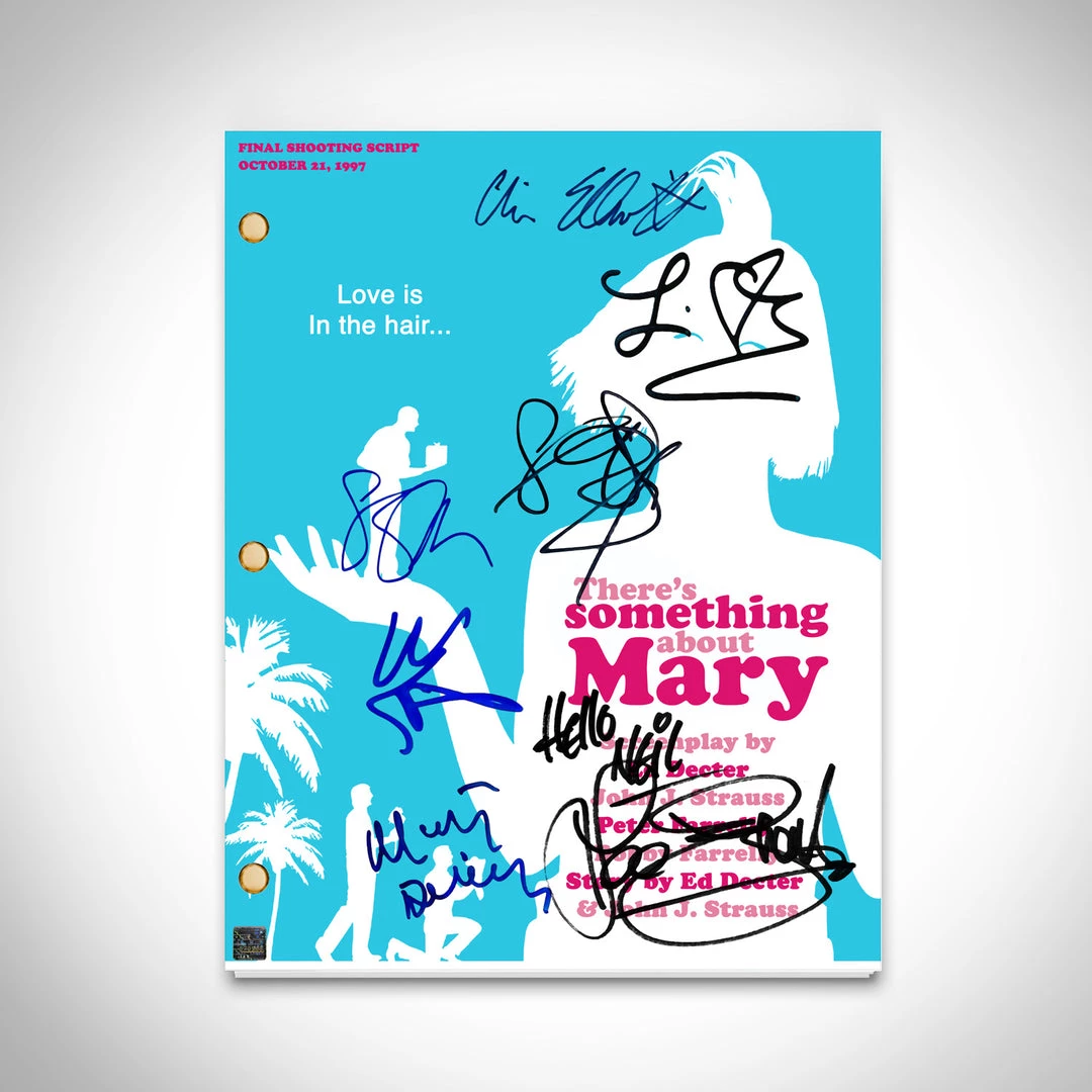 RARE-T There's Something About Mary Script Limited Signature Edition Studio Licensed Custom Frame Limited Edition Frames 9 RARE-T There's Something About Mary Script Limited Signature Edition Studio Licensed Custom Frame Limited Edition Frames