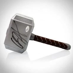 PPC Thor / Avengers - JSA Certified Hand-Signed Mjolnir Hammer By Chris Hemsworth With Custom Display Signed Memorabilia
