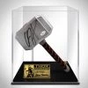 PPC Thor / Avengers - JSA Certified Hand-Signed Mjolnir Hammer By Chris Hemsworth With Custom Display Signed Memorabilia
