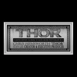 RARE-T Thor Ragnarok Limited Signature Edition Studio Licensed Photo Custom Frame Limited Edition Frames