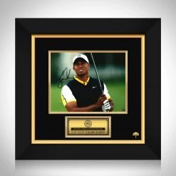 RARE-T Tiger Woods Photo Limited Signature Edition Studio Licensed Custom Frame Sports Memorabilia