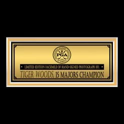 RARE-T Sports Memorabilia Tiger Woods 15 Majors Champion Photo Limited Signature Edition Studio Licensed Photo Custom Frame 9 RARE-T Sports Memorabilia Tiger Woods 15 Majors Champion Photo Limited Signature Edition Studio Licensed Photo Custom Frame