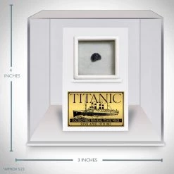 RARE-T Ancient Artifacts Titanic Coal Specimen From 1912 Custom Custom Museum Display
