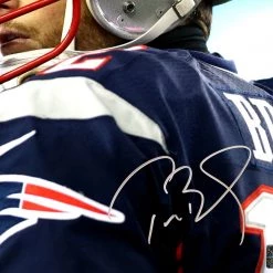 RARE-T Tom Brady New England Patriots Photo Limited Signature Edition Studio Licensed Custom Frame Sports Memorabilia